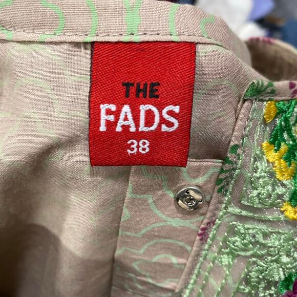 The Fads Dress EU Size 38 = US 6 = US Small Embroidered Dress with Tassels - Picture 5 of 9